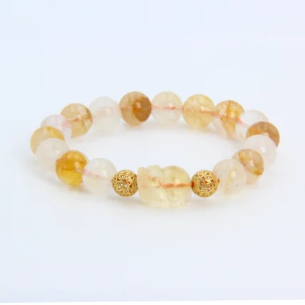 Citrine Pixiu Bracelet Brings Fortune And Wealth
